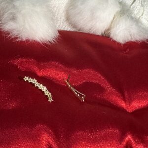 Brinco Cascata 9 Estrelas em Ouro 18