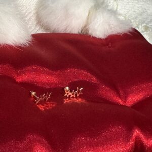 Brinco Cascata 3 estrelas vazadas