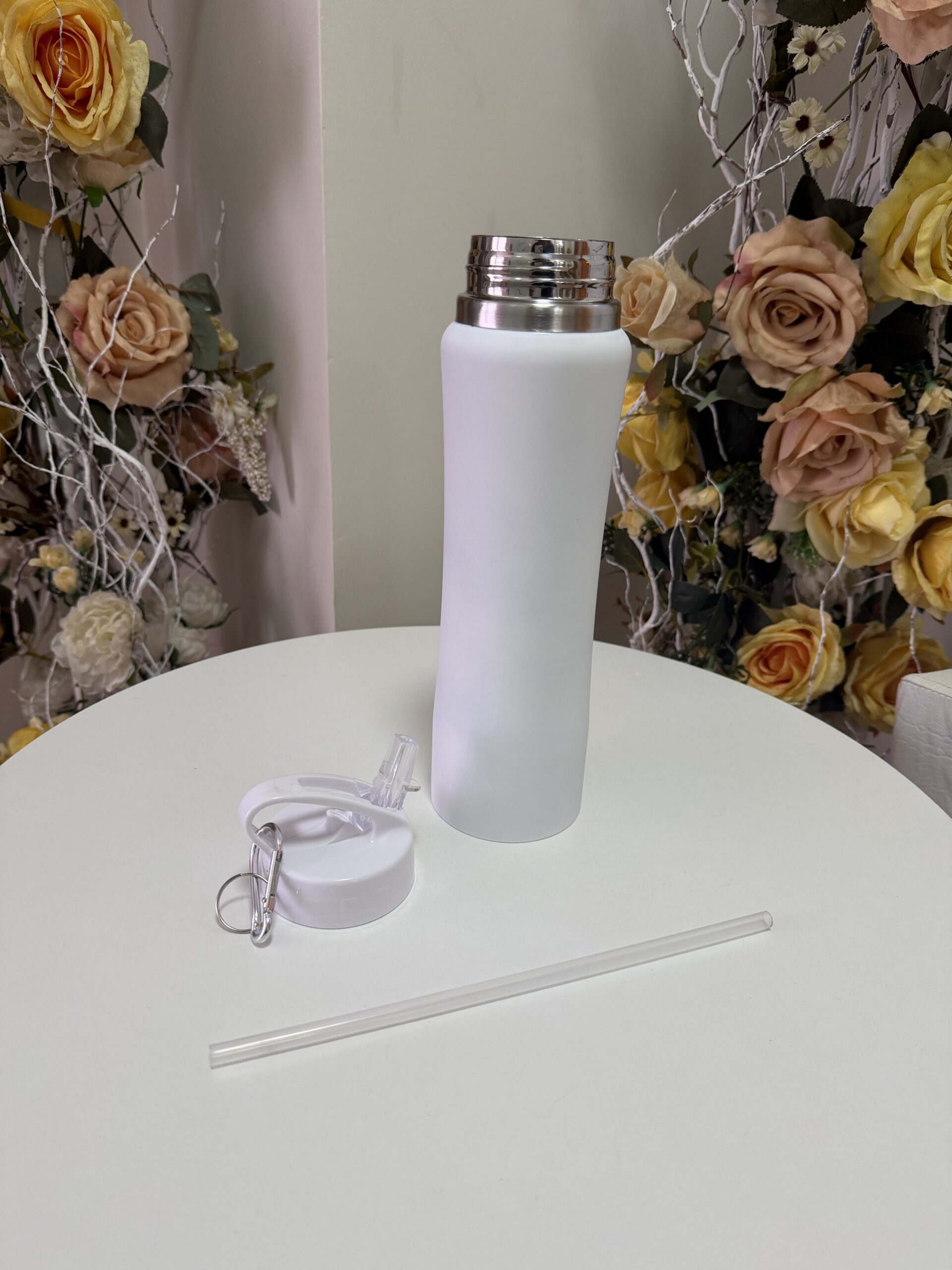 Garrafa 750ml com canudo interno